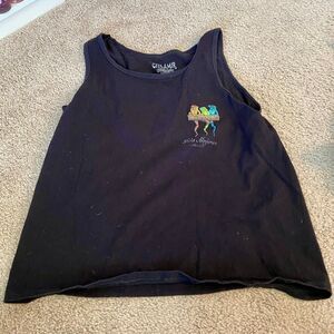 Citlamir Isla Mujeres Mexico Black Mens Iguana Tank Top